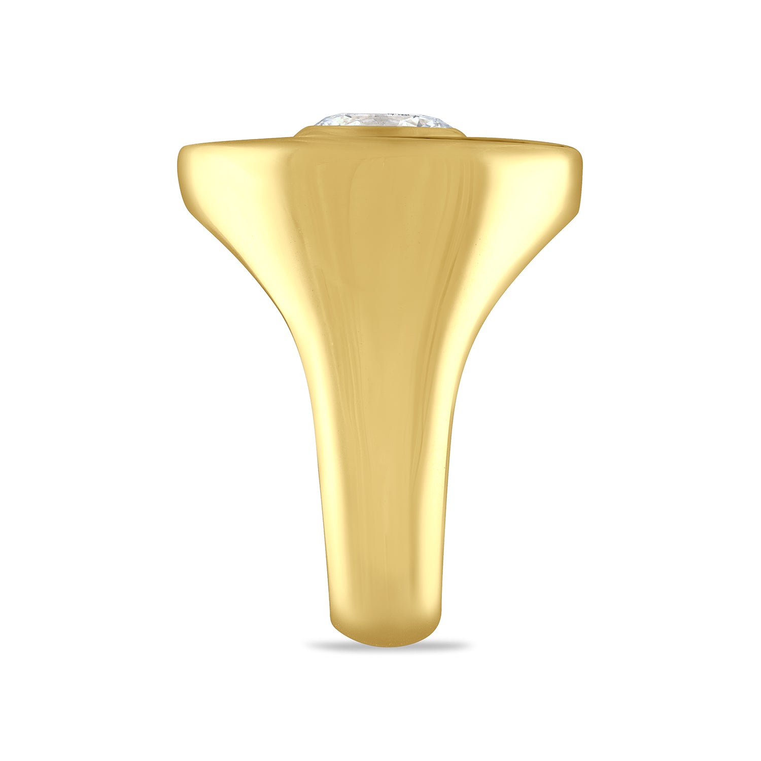Gold emblem ring